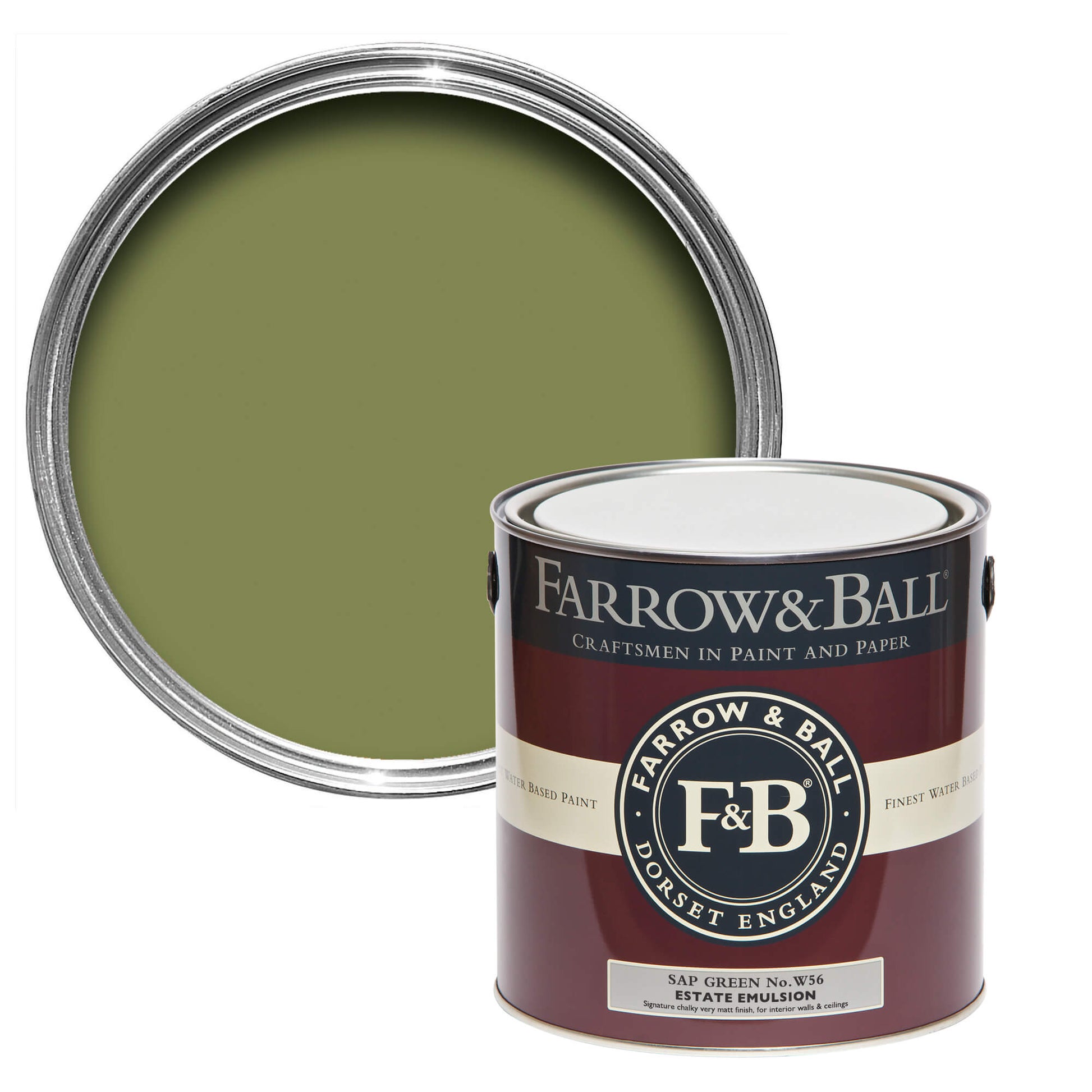 Farrow & Ball Sap Green No. 199 - Modern Eggshell 5L