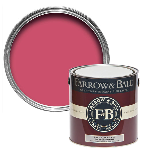 Farrow & Ball Lake Red No. W92 - Estate Eggshell 750ml