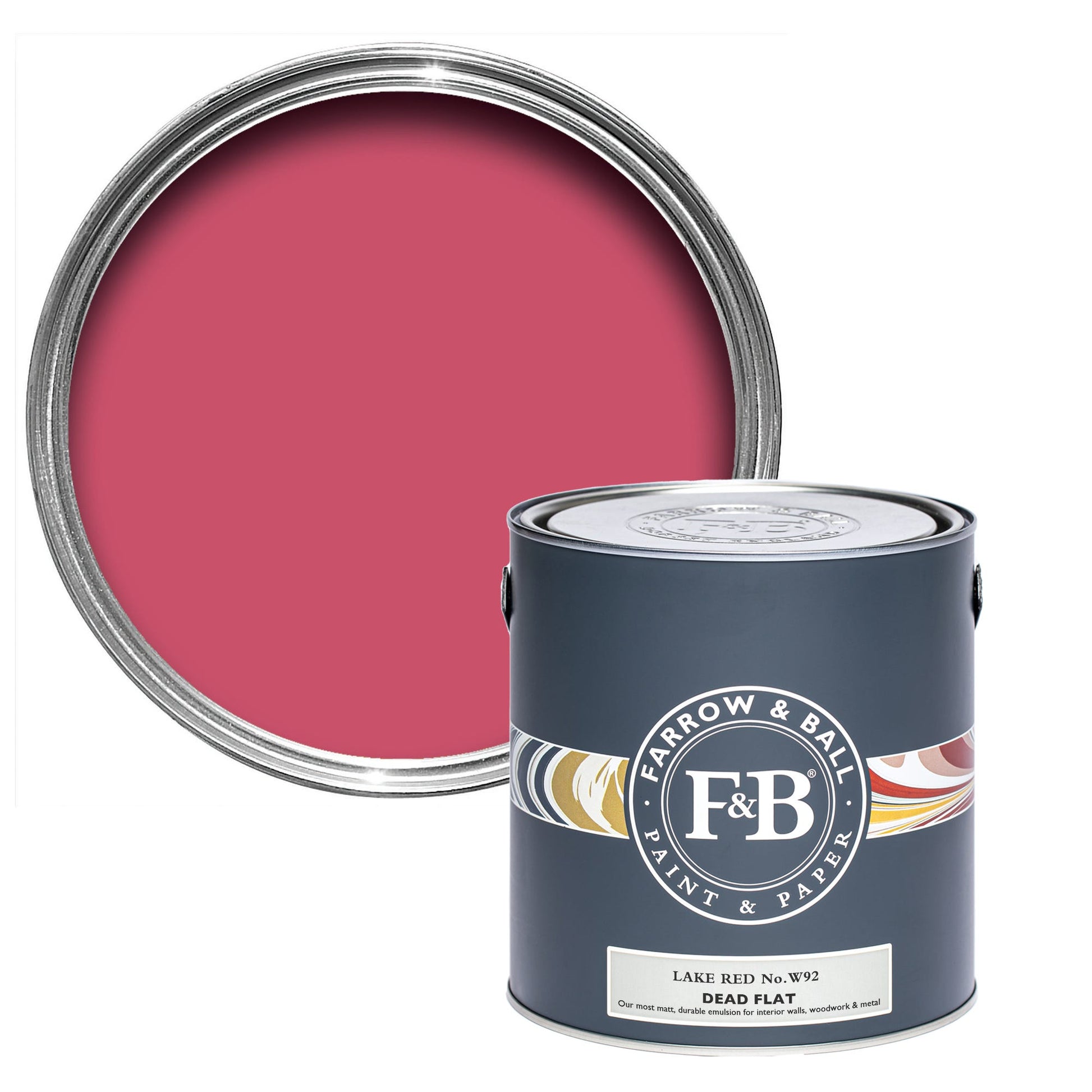 Farrow & Ball Lake Red No. W92 - Dead Flat 2.5L