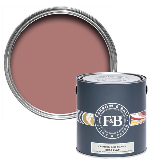 Farrow & Ball Crimson Red No. W93 - Dead Flat 750ml