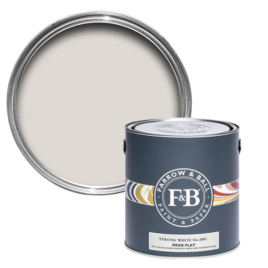 Farrow & Ball Strong White No. 2001 - Dead Flat 750ml