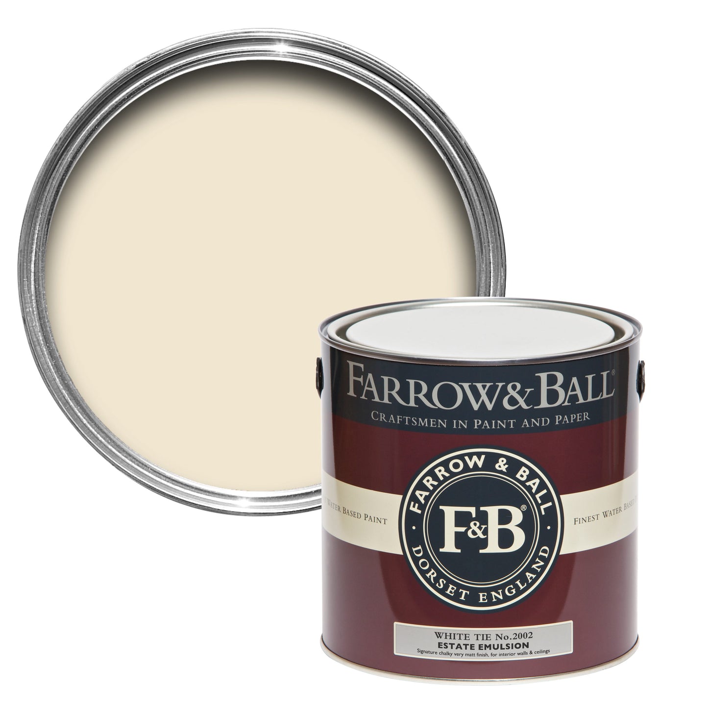 Farrow & Ball White Tie No. 2002 - Exterior Masonry 5L