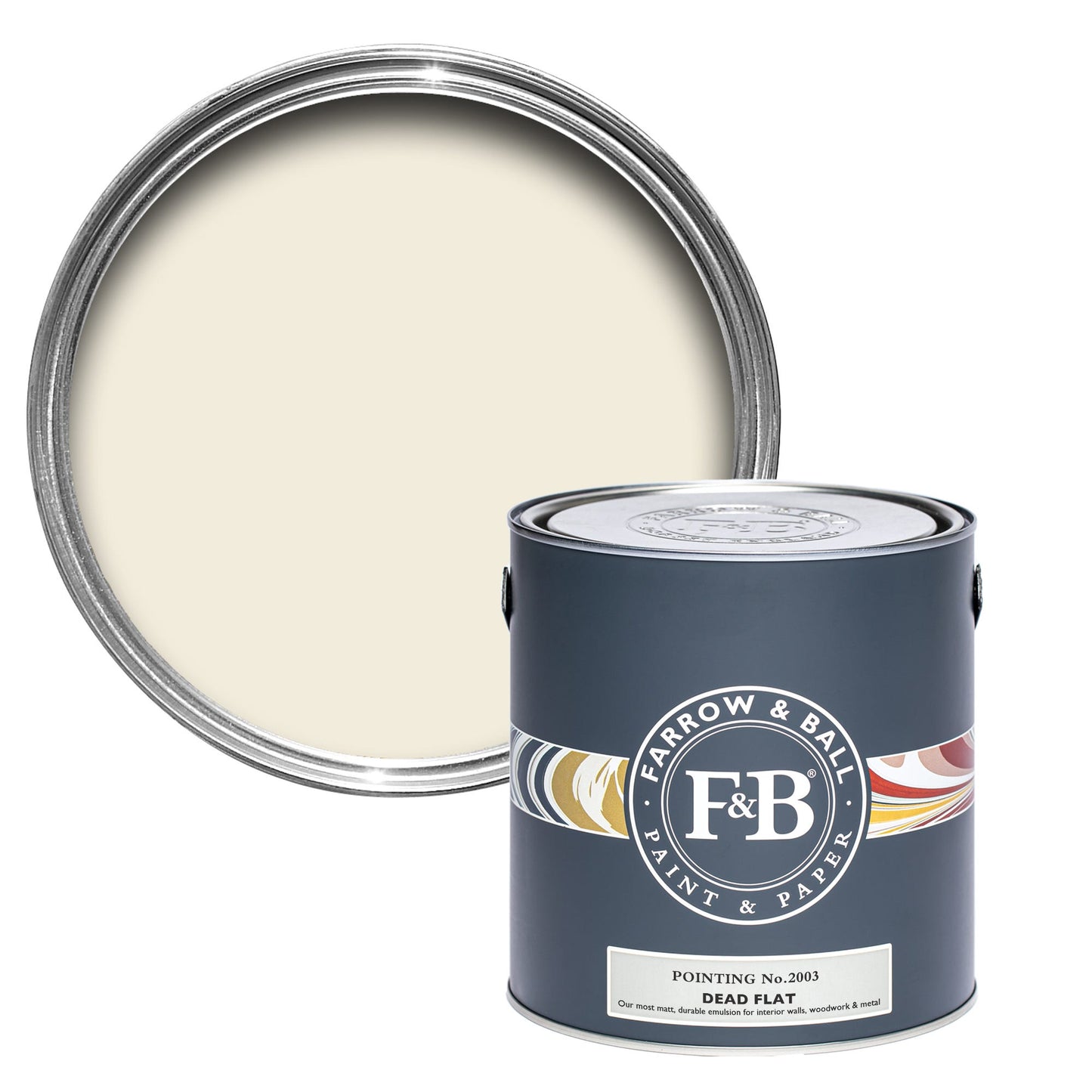 Farrow & Ball Pointing No. 2003 - Dead Flat 750ml