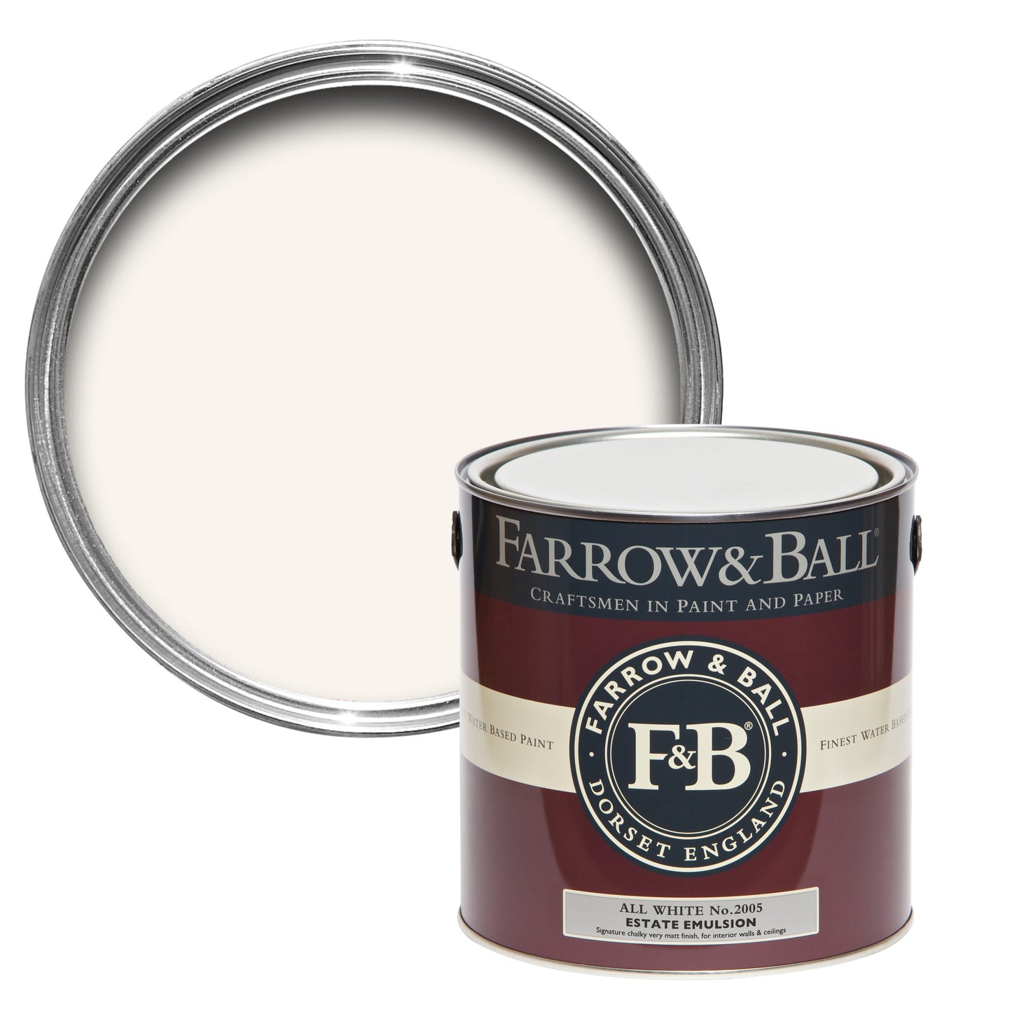 Farrow & Ball All White No. 2005 - Exterior Masonry 5L