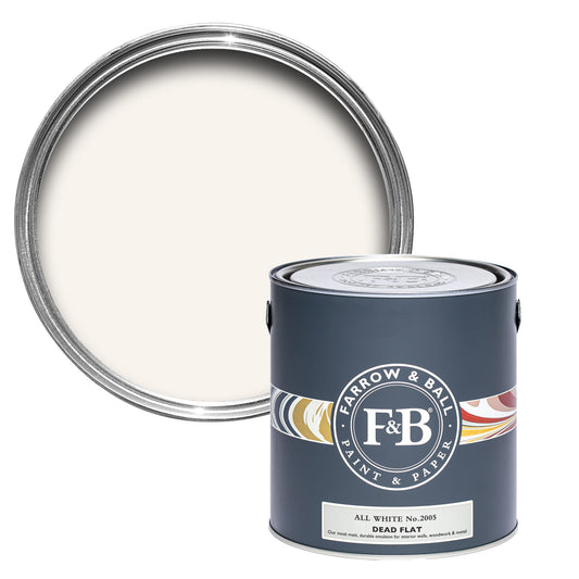Farrow & Ball All White No. 2005 - Dead Flat 750ml