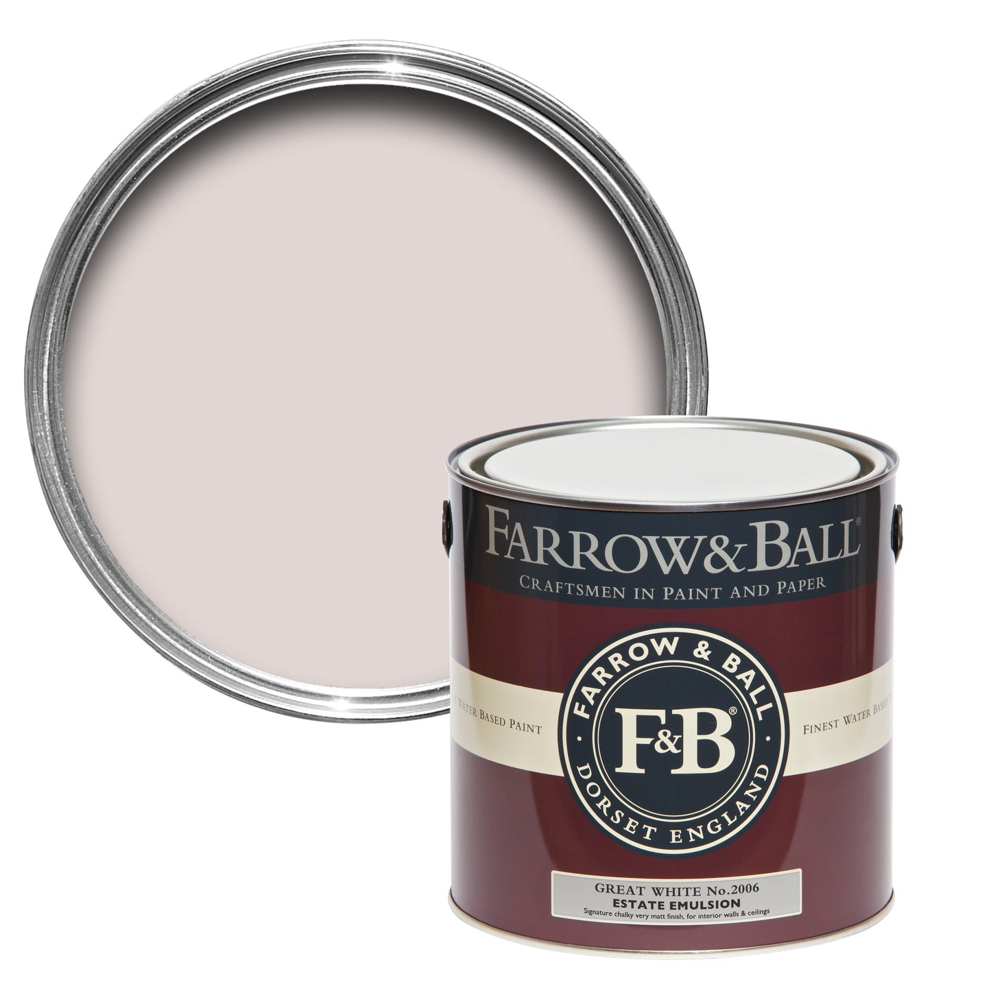 Farrow & Ball Great White No. 2006 - Estate Emulsion 5L