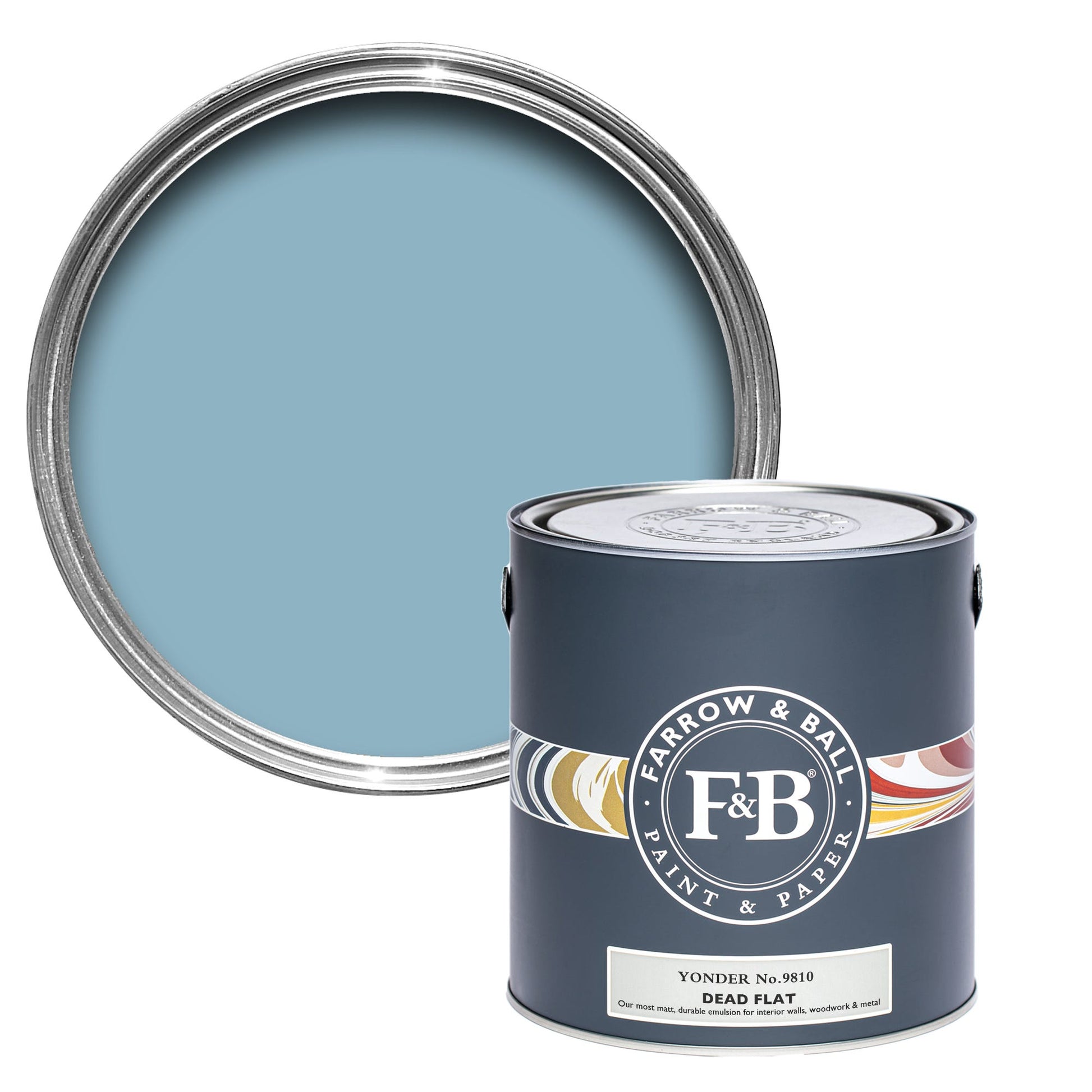 Farrow & Ball Yonder No. 9810 - Dead Flat 5L