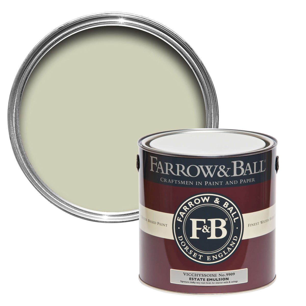 Farrow & Ball Vichyssoise No. 9909 - Casein Distemper 5L