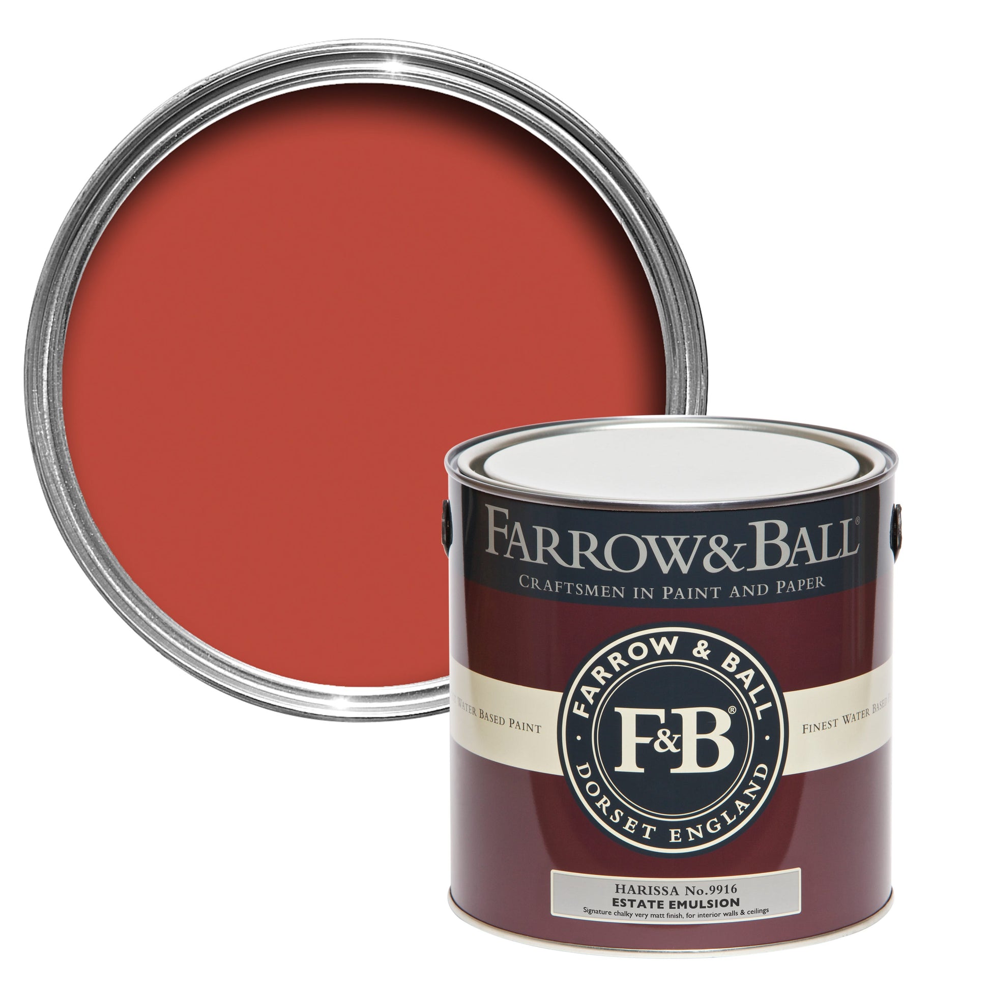 Farrow & Ball Harissa No. 9916 - Casein Distemper 2.5L