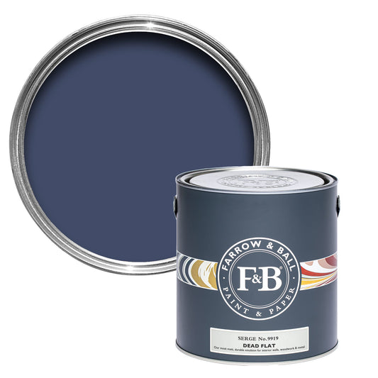 Farrow & Ball Serge No. 9919 - Dead Flat 2.5L