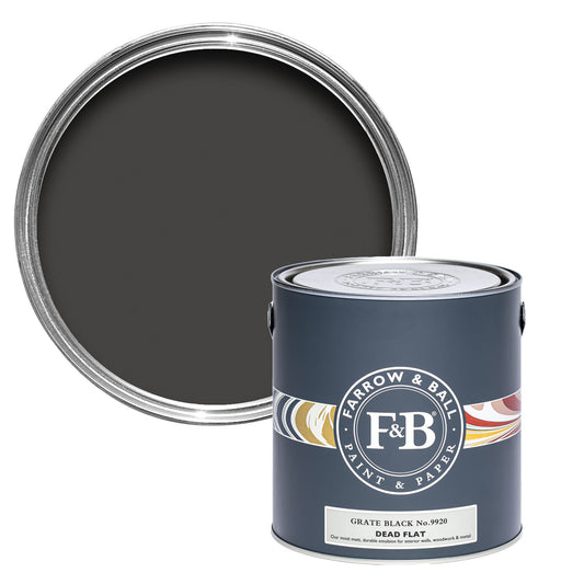 Farrow & Ball Grate Black No. 9920 - Dead Flat 2.5L