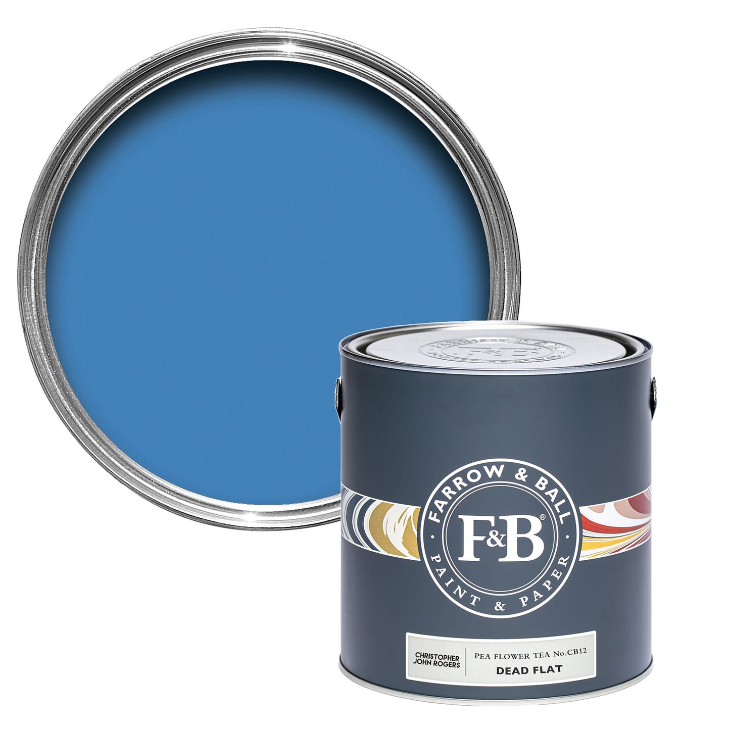 Farrow & Ball Pea Flower Tea No. CB12 - Dead Flat 750ml
