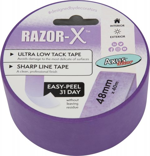 Bespoke Decor Axus Razor-x Tape 36mm x 40m paint