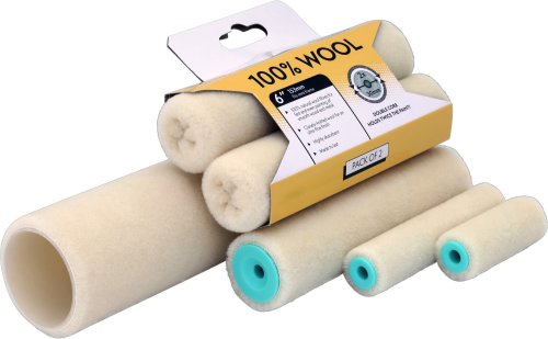 Bespoke Decor NI blonde 100% wool 6" twin pack paint