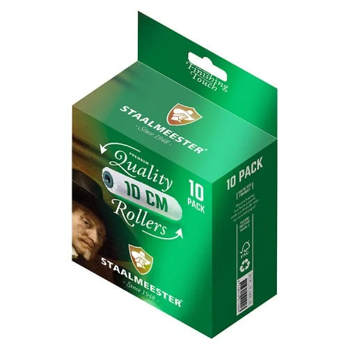 Bespoke Decor NI 10 pack mini rollers microfelt 10cm paint