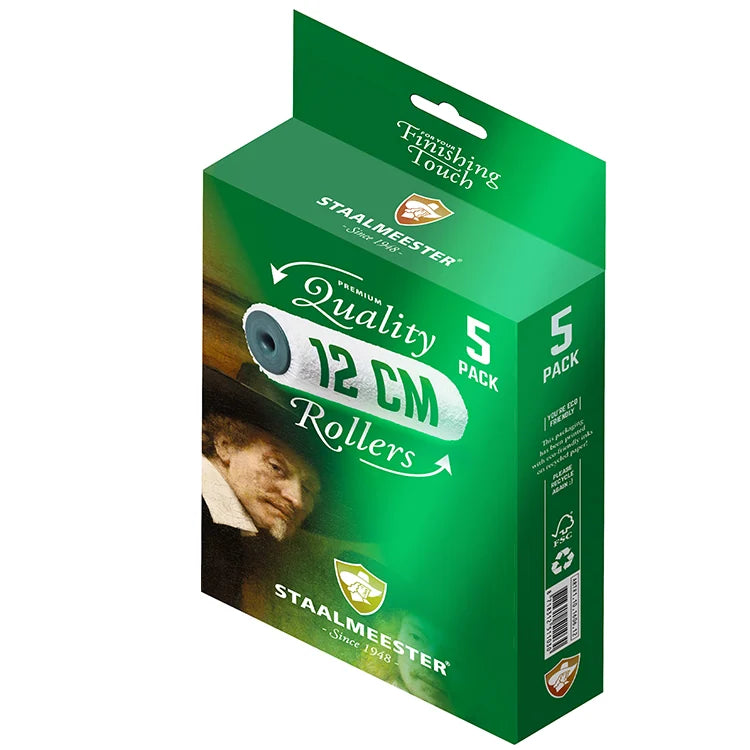 Bespoke Decor NI 5 pack mid roller micofelt 12cm paint