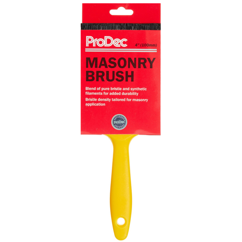 prodec ProDec 4” Flat Masonry Paint Brush paint