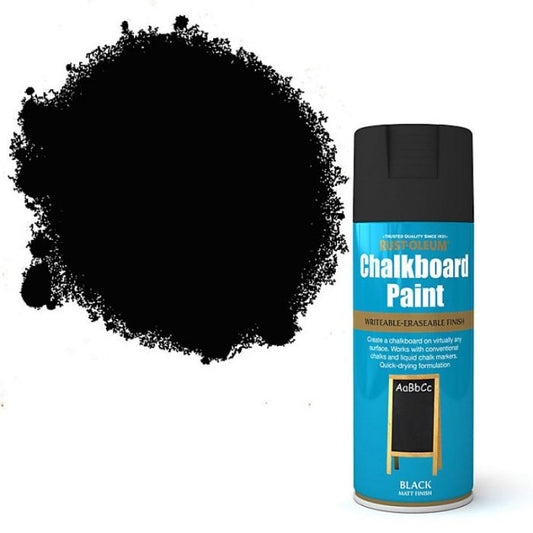 Bespoke Decor Rust-oleum Chalkboard Paint (Matt) 400ml paint