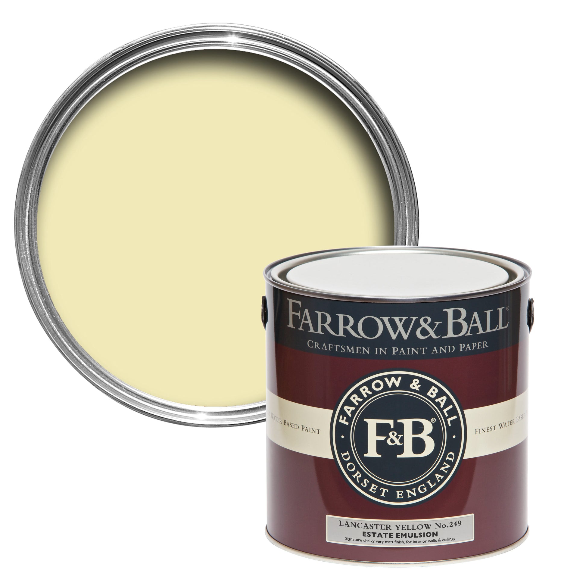 Bespoke Decor 2.5L Estate Eggshell Lancaster Yellow No.249 paint