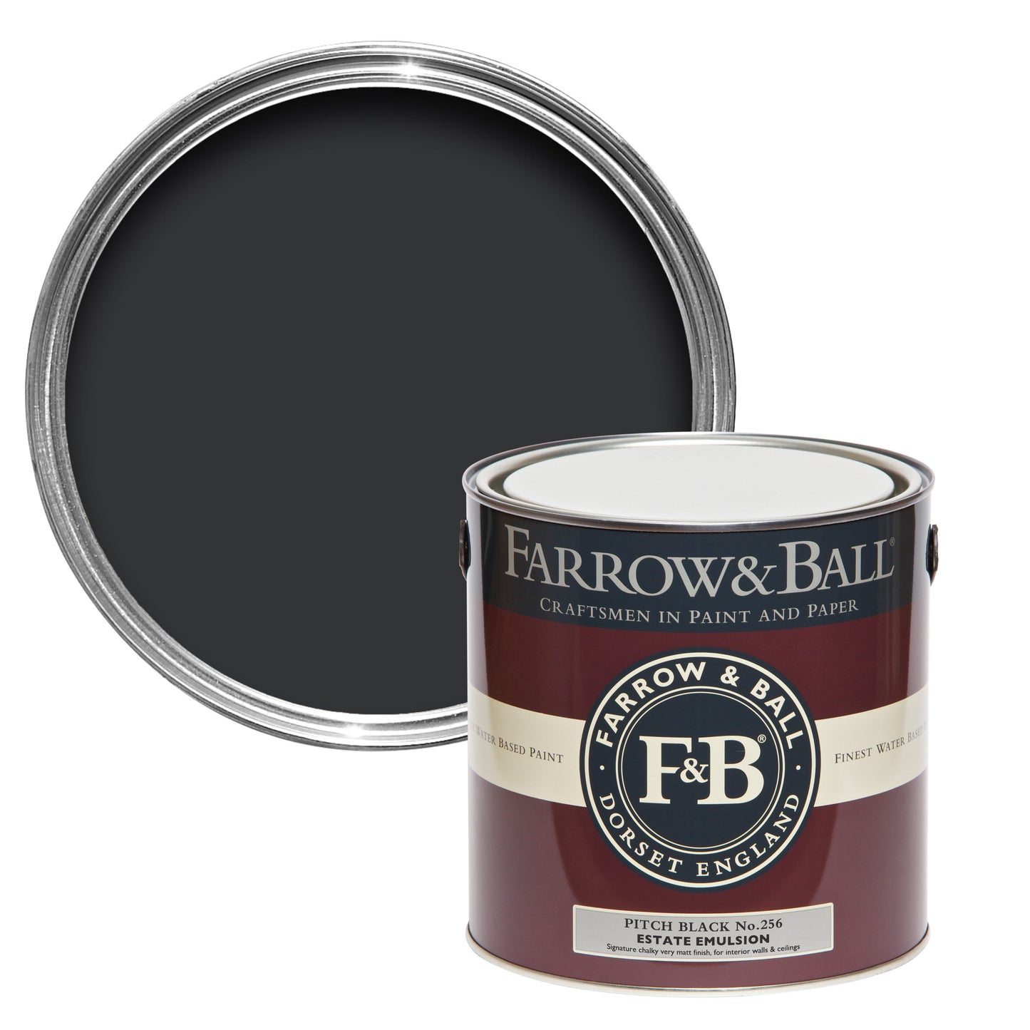 Bespoke Decor 5L Estate Eggshell Pitch Black No.256 paint