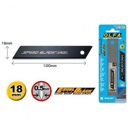 Bespoke Decor Olfa LFB-5B Spare Excel Black Fluorine Coated paint