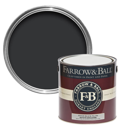 Farrow & Ball Pitch Black 256 paint