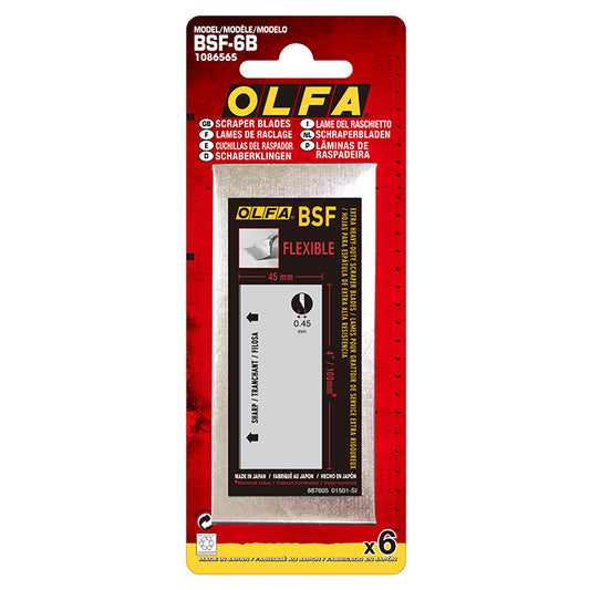Bespoke Decor Olfa BSF-6B Spare Flexible Scraper Blade paint